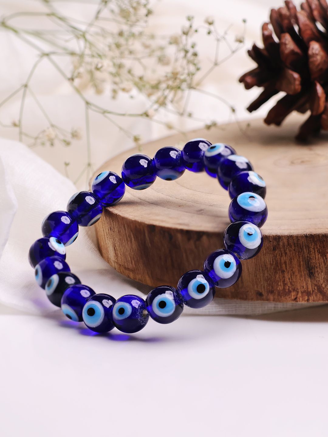 

Shubhanjali Unisex Crystals Bracelet, Blue