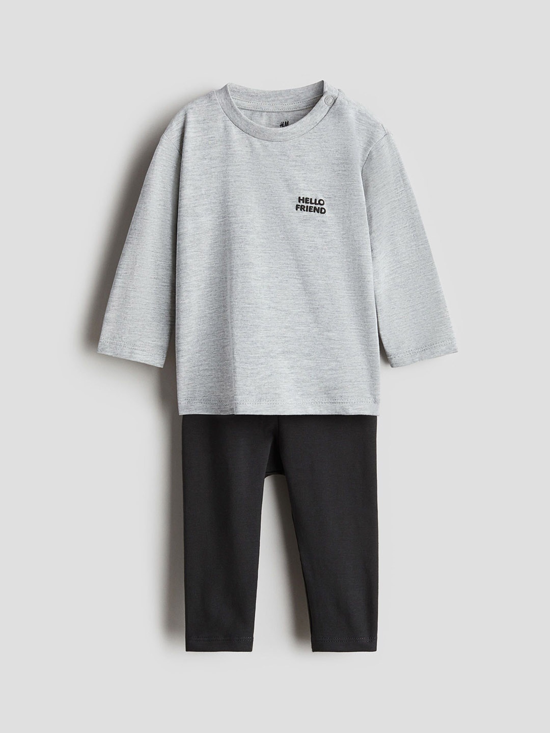 

H&M Infant Boys 2-Piece Top & Leggings Set, Grey