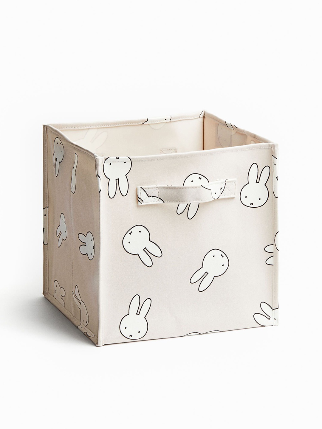 

H&M Girls Beige Pure Cotton Printed Storage Basket