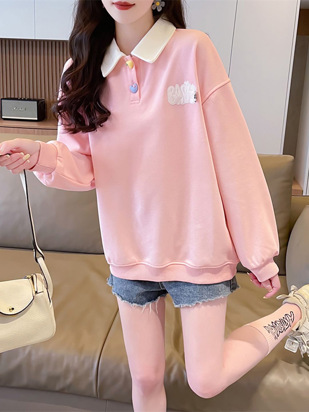 

JC Mode Women Sweatshirt, Pink