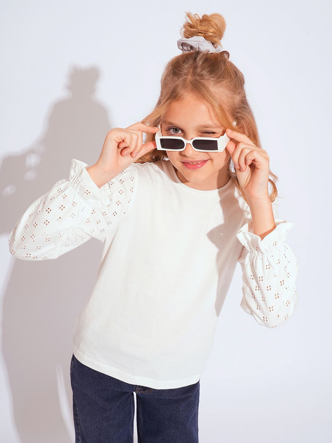 

Vero Moda Net Top, White