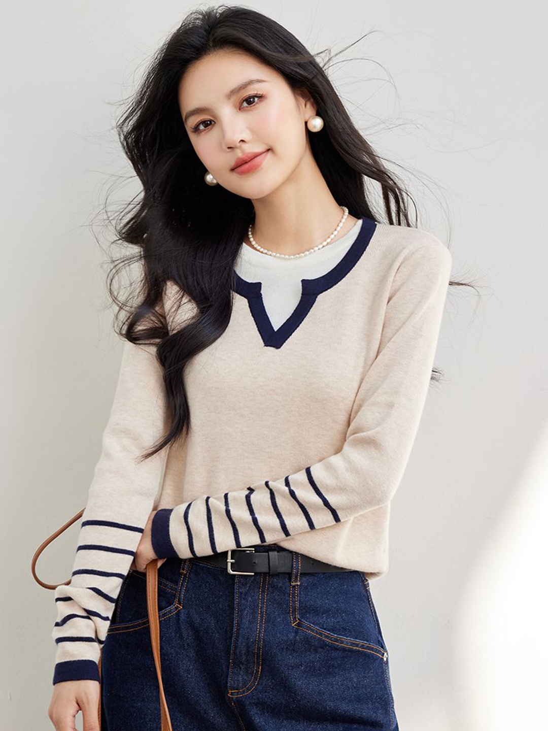 

JC Collection Women Pullover, Beige
