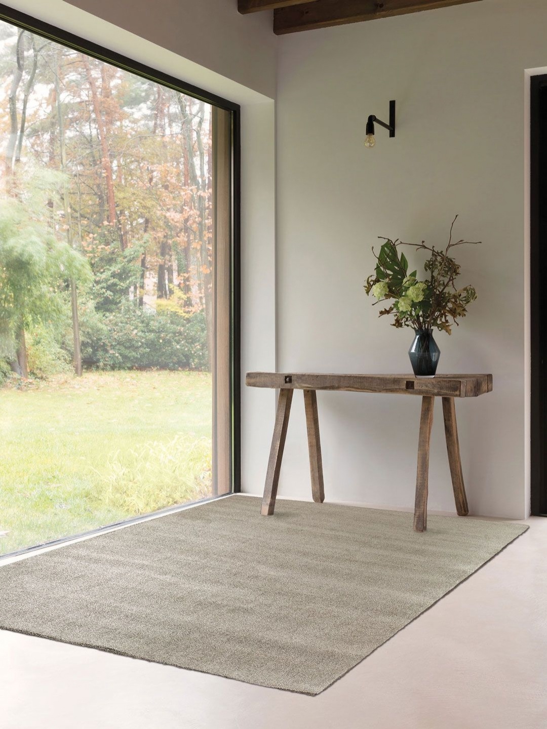 

DDecor Brown Anti-Skid Rectangular Carpet
