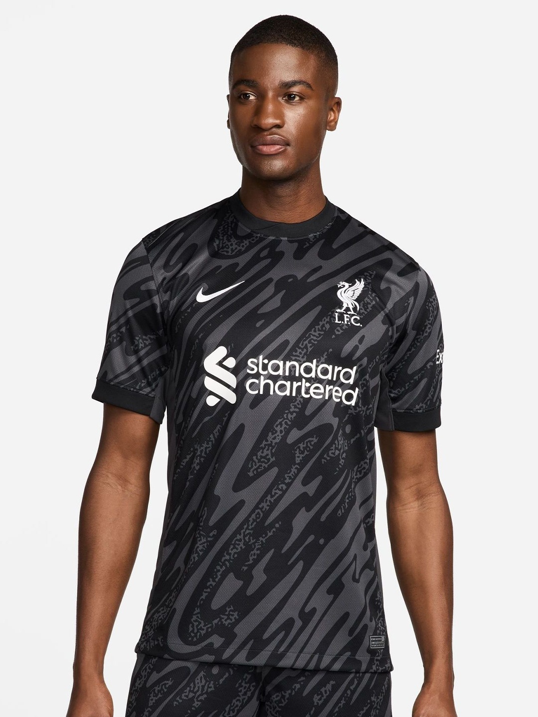 

Nike Liverpool F.C. Stadium Goalkeeper Men's Nike Dri-FIT Football Replica Shirt, Black