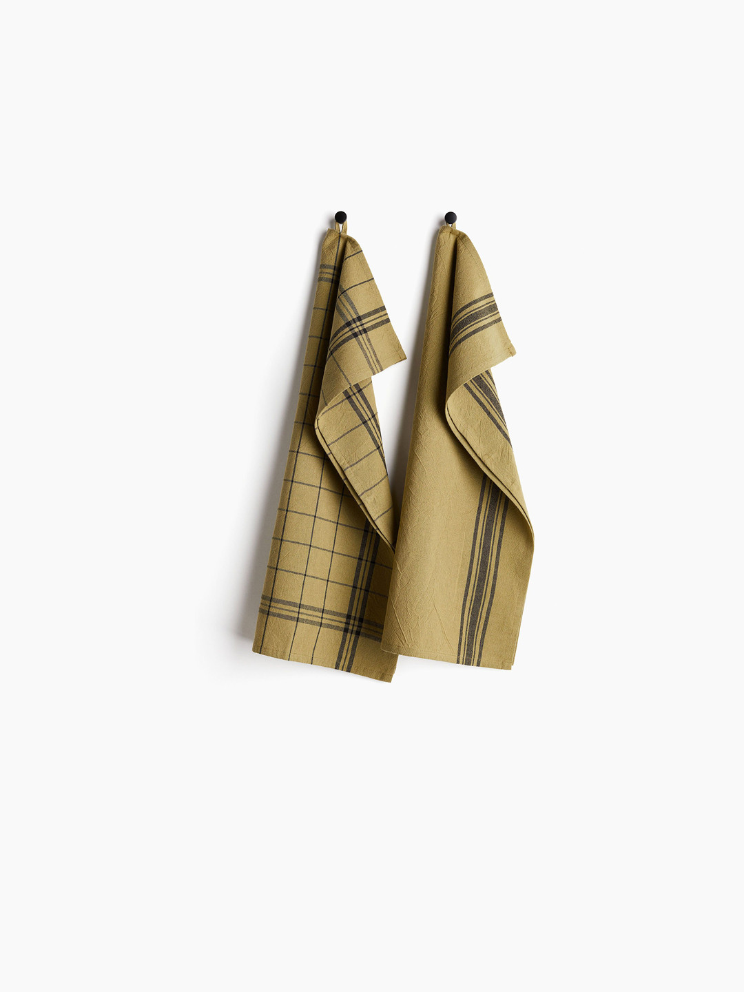 

H&M Green 2 Pack Cotton Tea Bath Towels