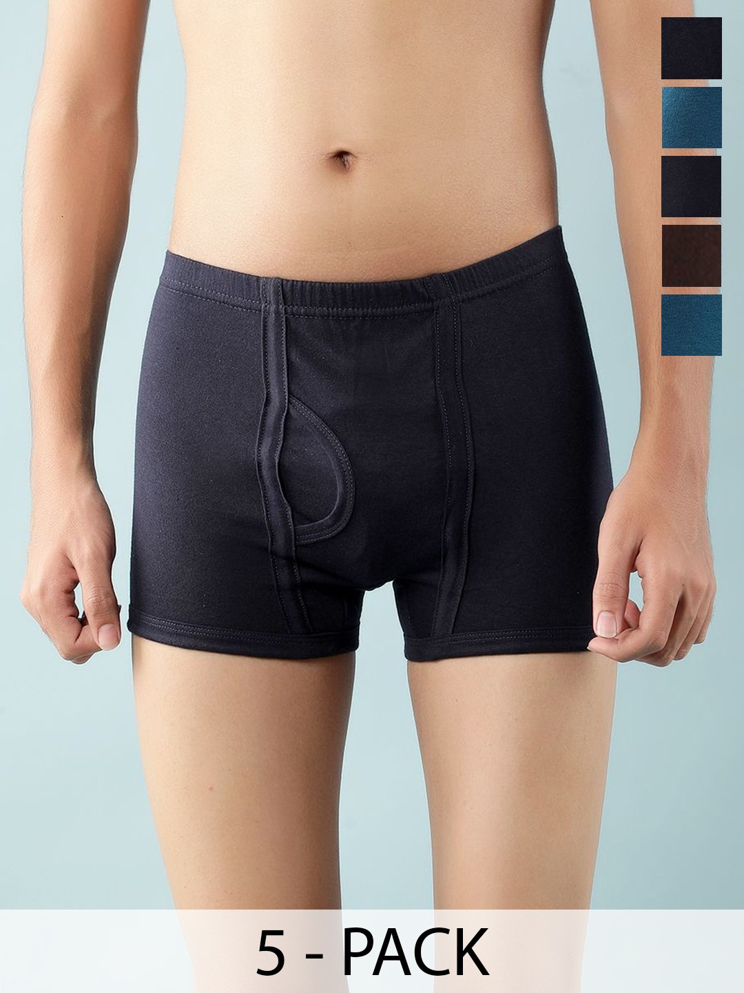 

Dollar Boys Pack Of 5 Assorted Pure Cotton Trunks