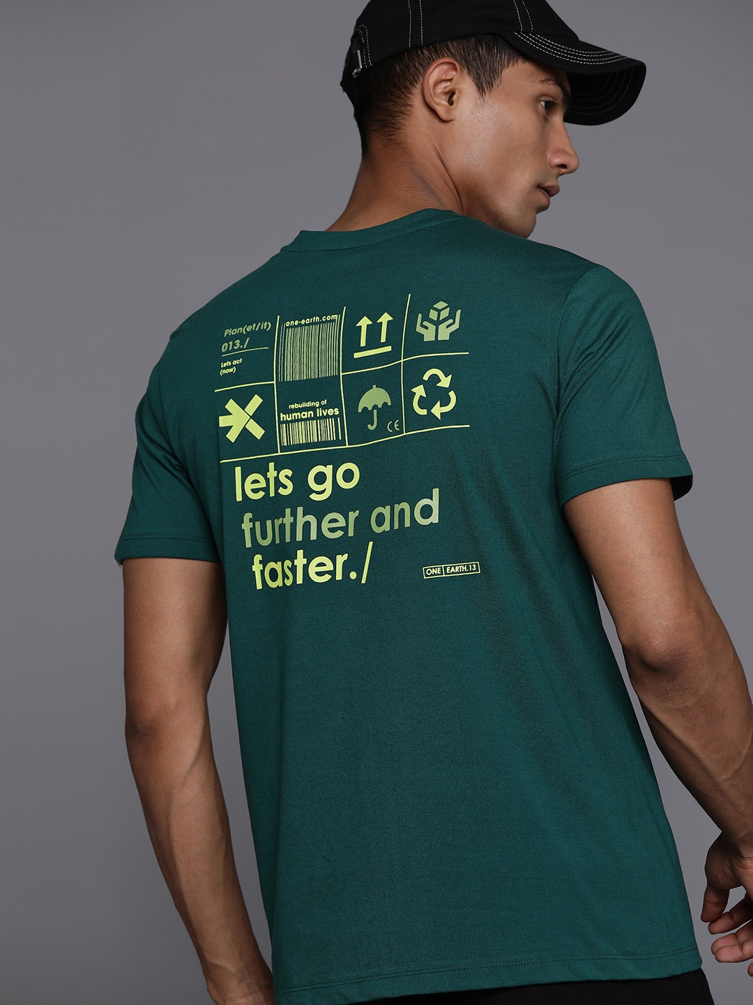

HRX by Hrithik Roshan Printed Lifestyle T-shirt, Green