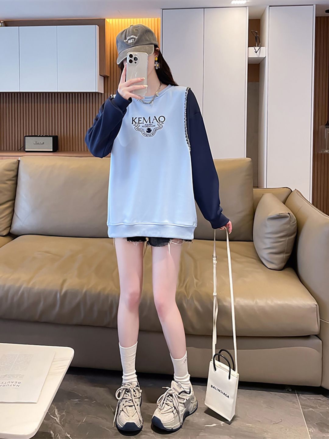 

JC Mode Women Sweatshirt, Blue
