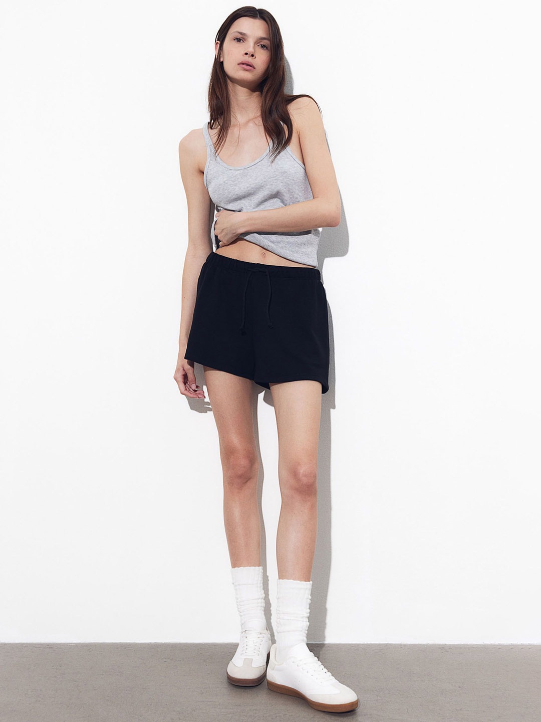 

H&M Sweatshirt Shorts, Black