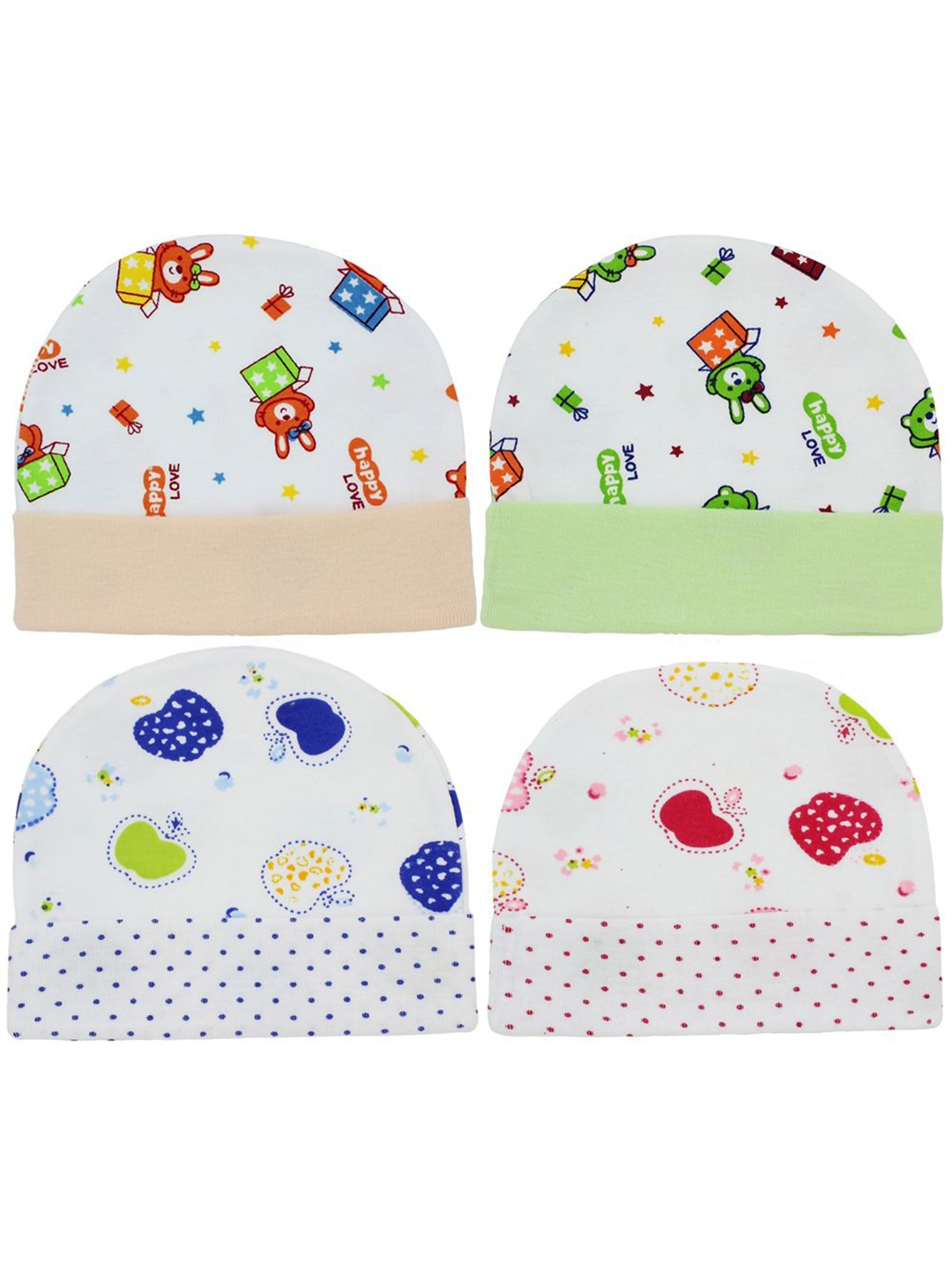 

BAESD Unisex Kids Printed Beanie, Blue