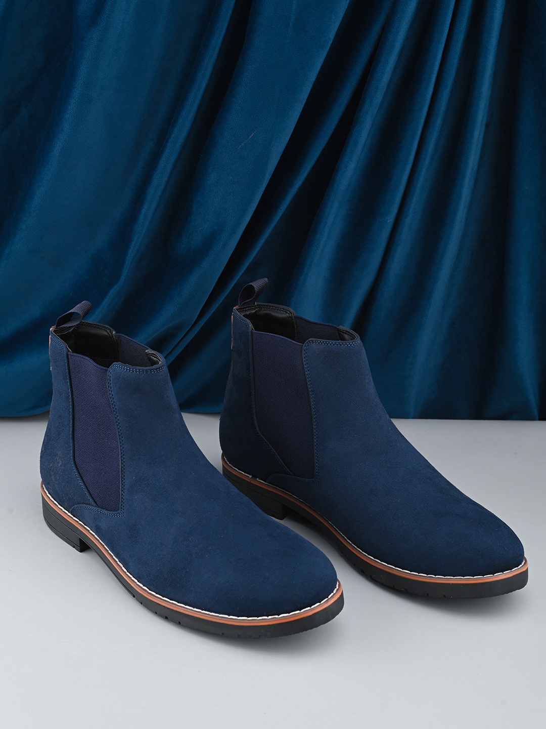 

The Roadster Lifestyle Co Men Casual Chelsea Boots, Blue