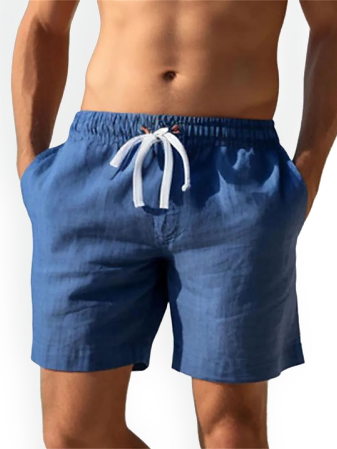 

StyleCast x Revolte Men Regular Fit Mid-Rise Shorts, Navy blue