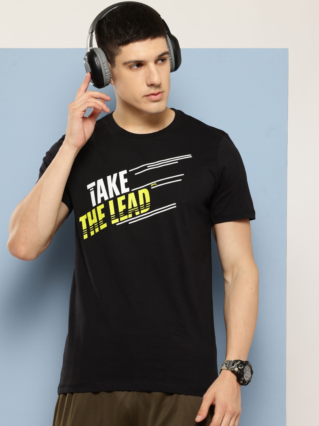 

Slazenger Typography Pure Cotton T-shirt, Black