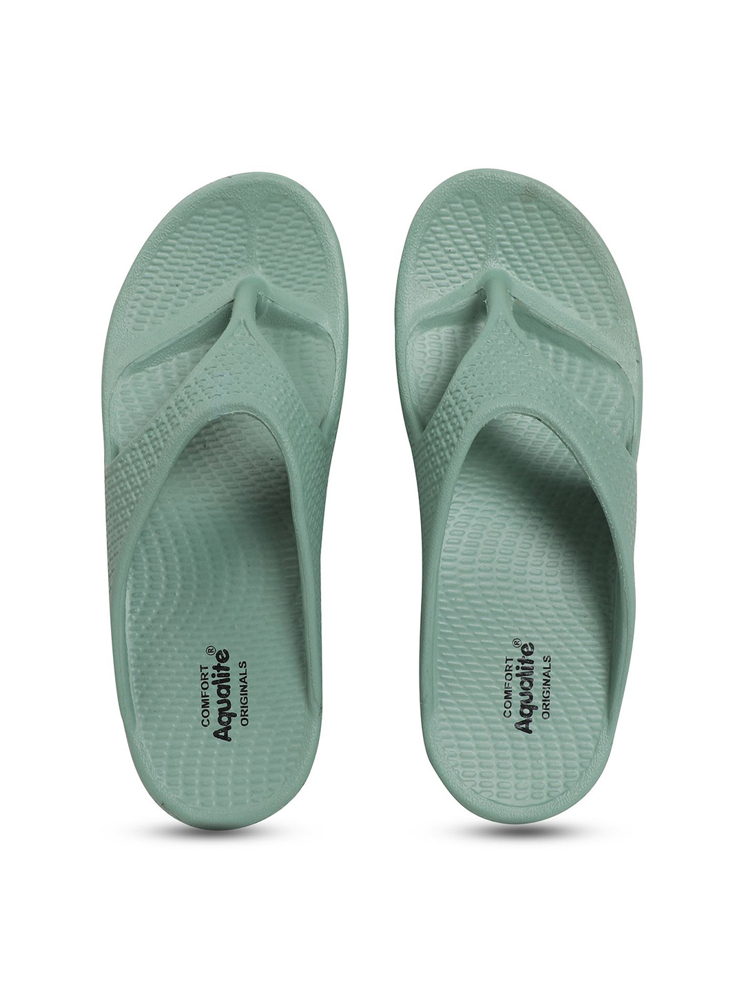 

Aqualite Women Thong Flip-Flops, Green
