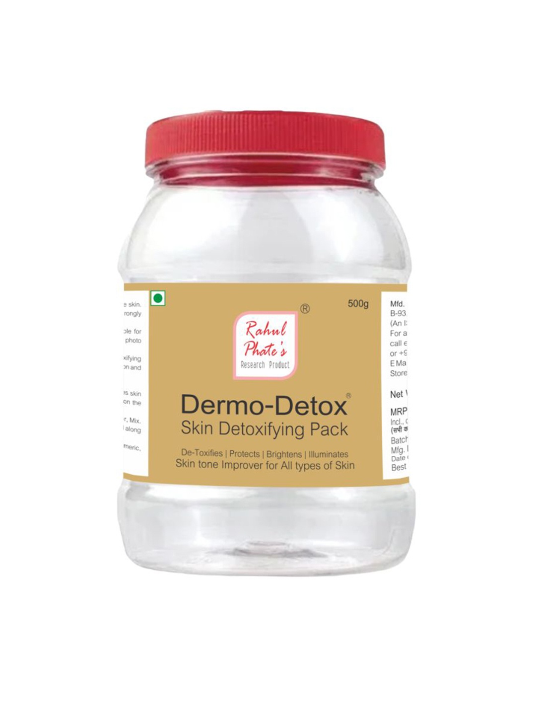 

Rahul Phate Research Product Dermo Detox Skin Detoxifying Pack - 500 g, White