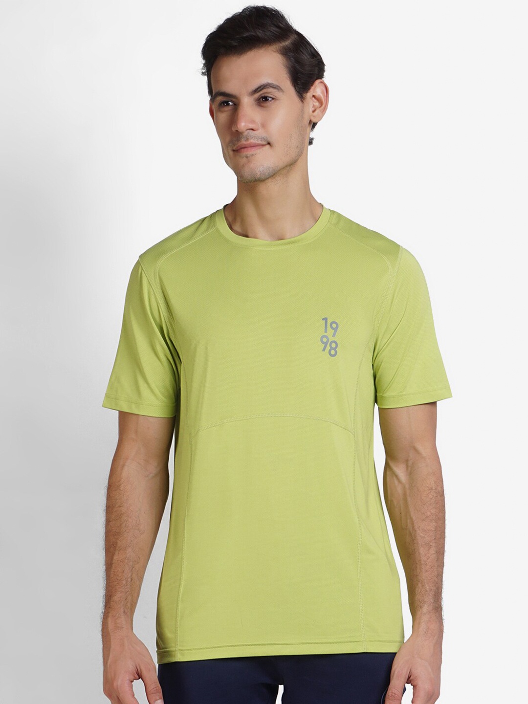 

Wildcraft Men Lime Green T-shirt