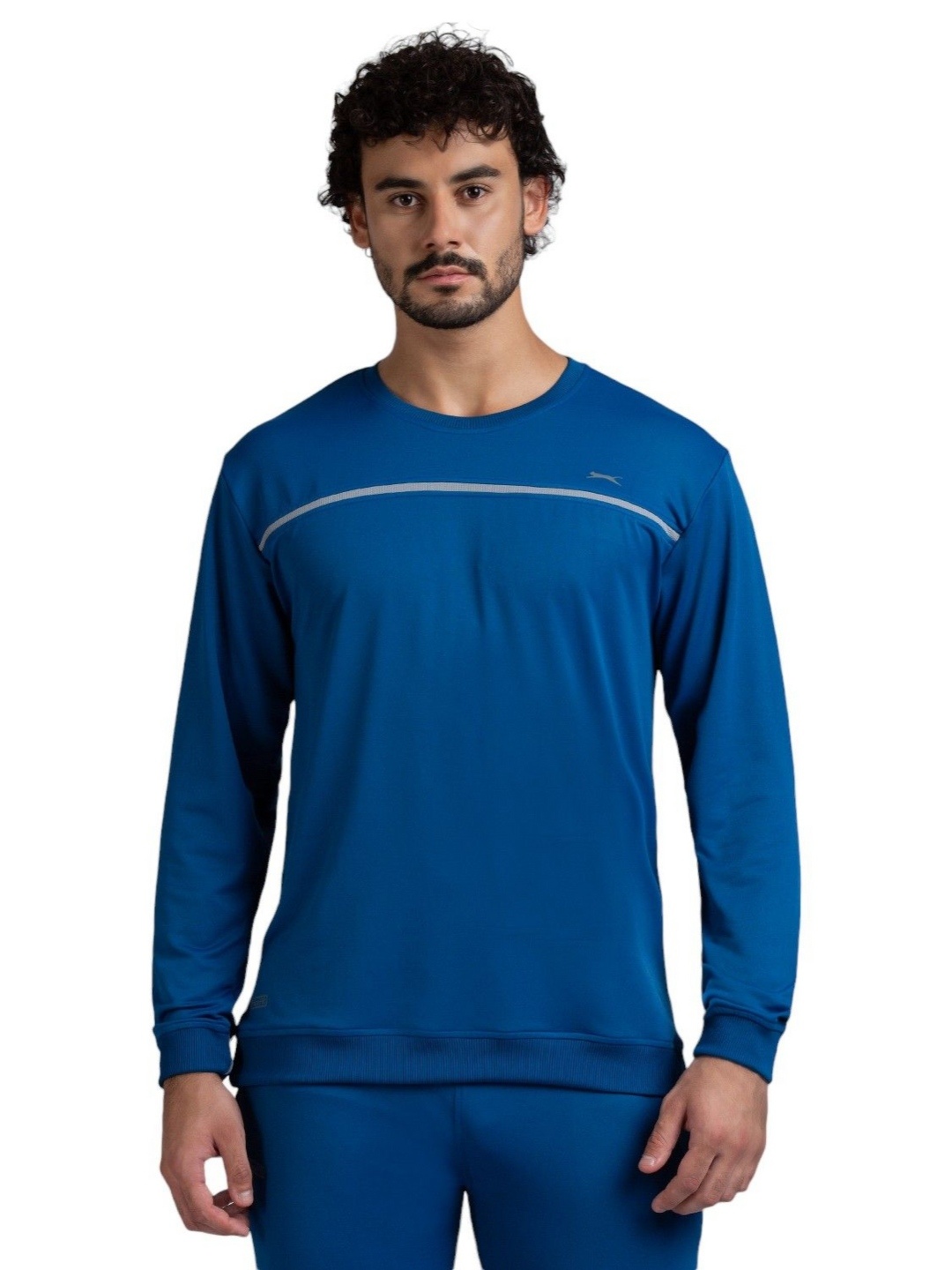 

Black Panther Men Solid Dri-FIT Sports T-shirt, Blue