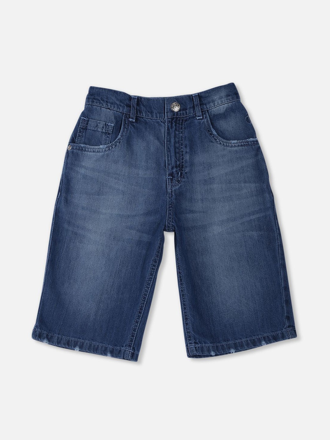 

Gini and Jony Boys Washed Denim Technology Regular Fit Shorts, Blue