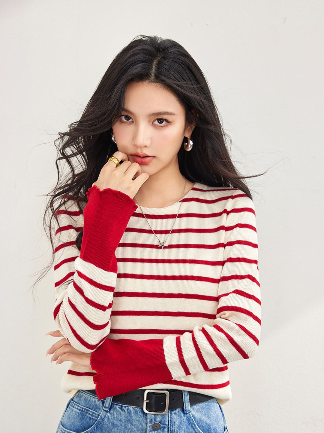 

JC Collection Women Sweaters, Red