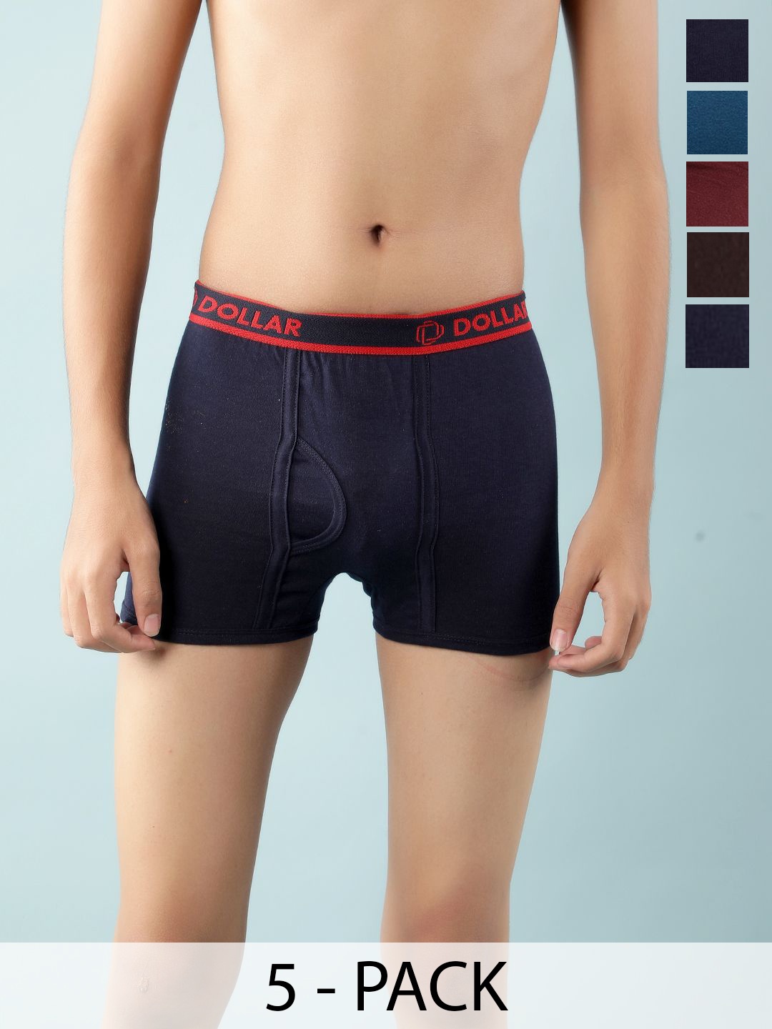 

Dollar Boys Pack Of 5 Assorted Trunks MLHTR-06-K-AST2-PO5