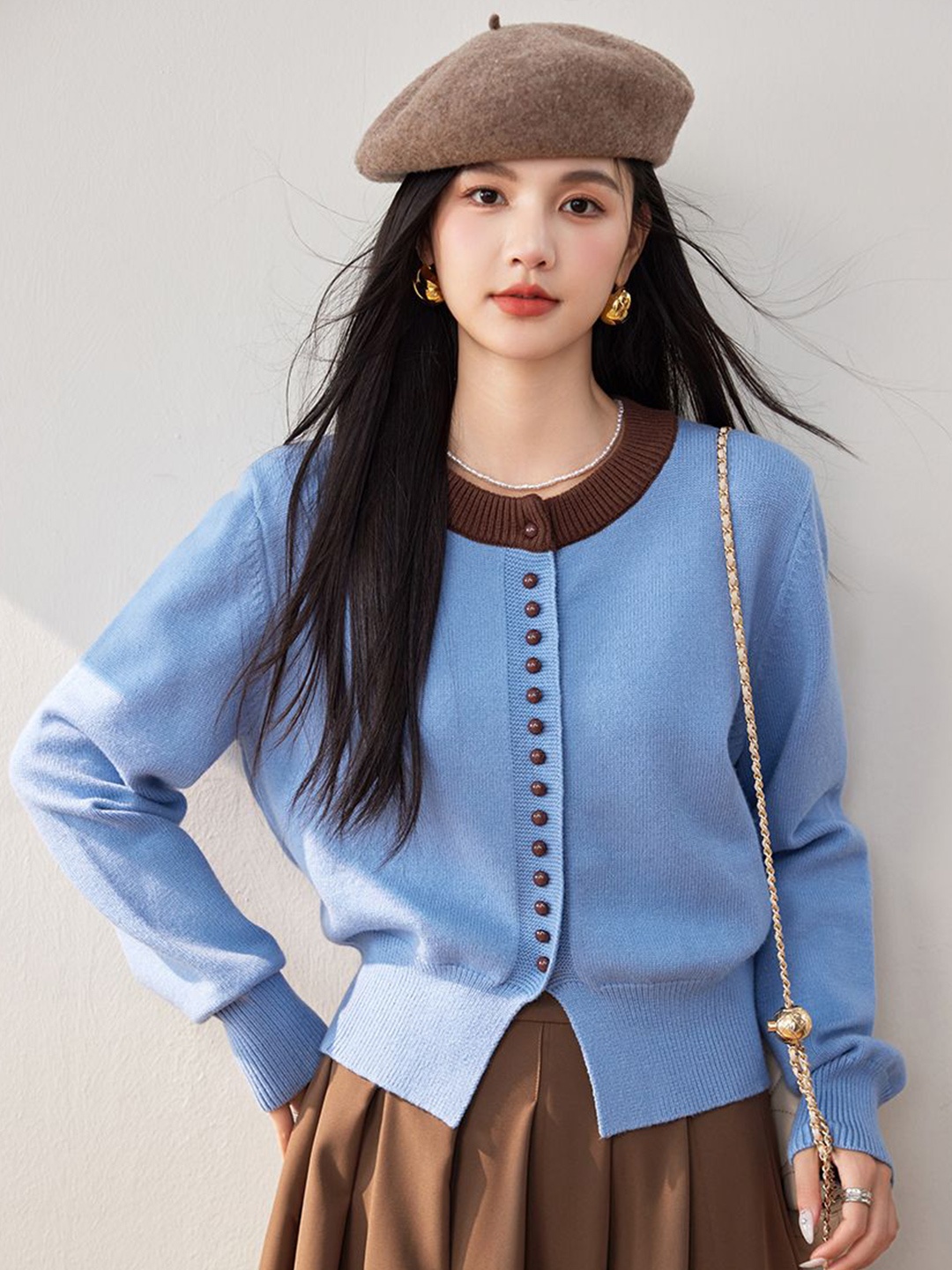 

JC Collection Women Cardigan, Blue