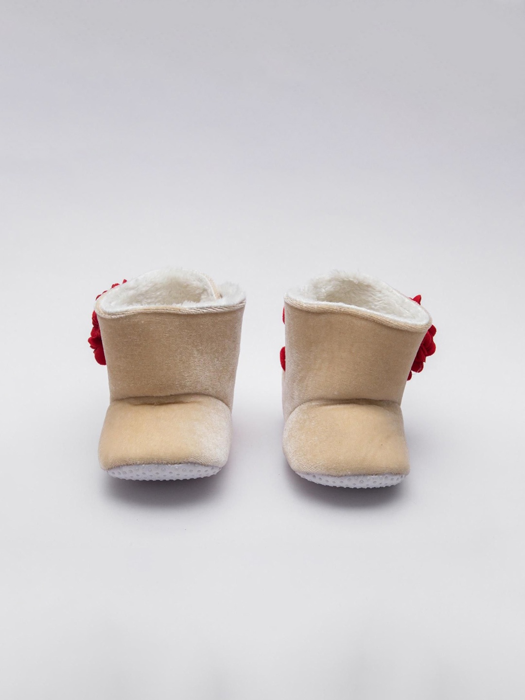 

BAESD Girls Cotton Booties, Beige