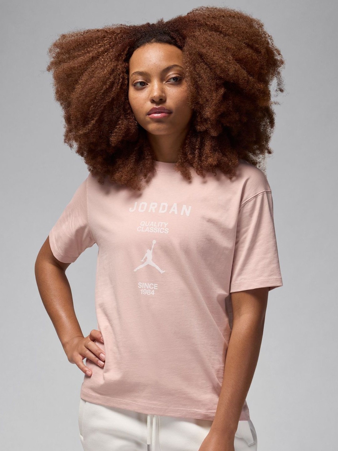 

Nike Jordan Women's Girlfriend T-Shirt, Pink