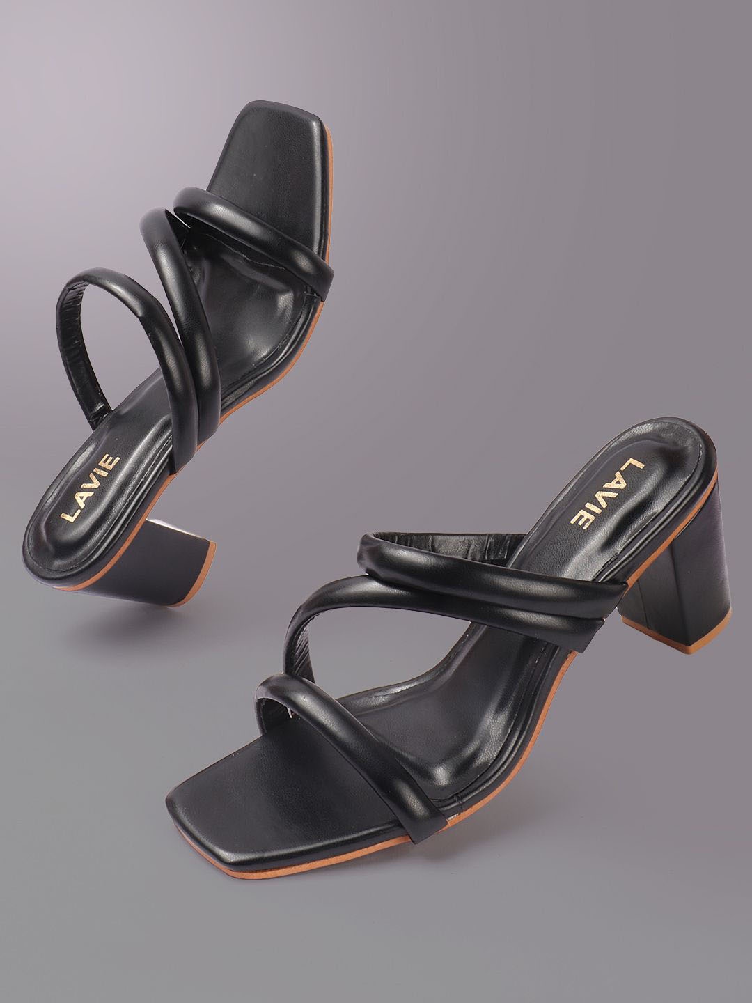 

Lavie Party Block Sandals, Black