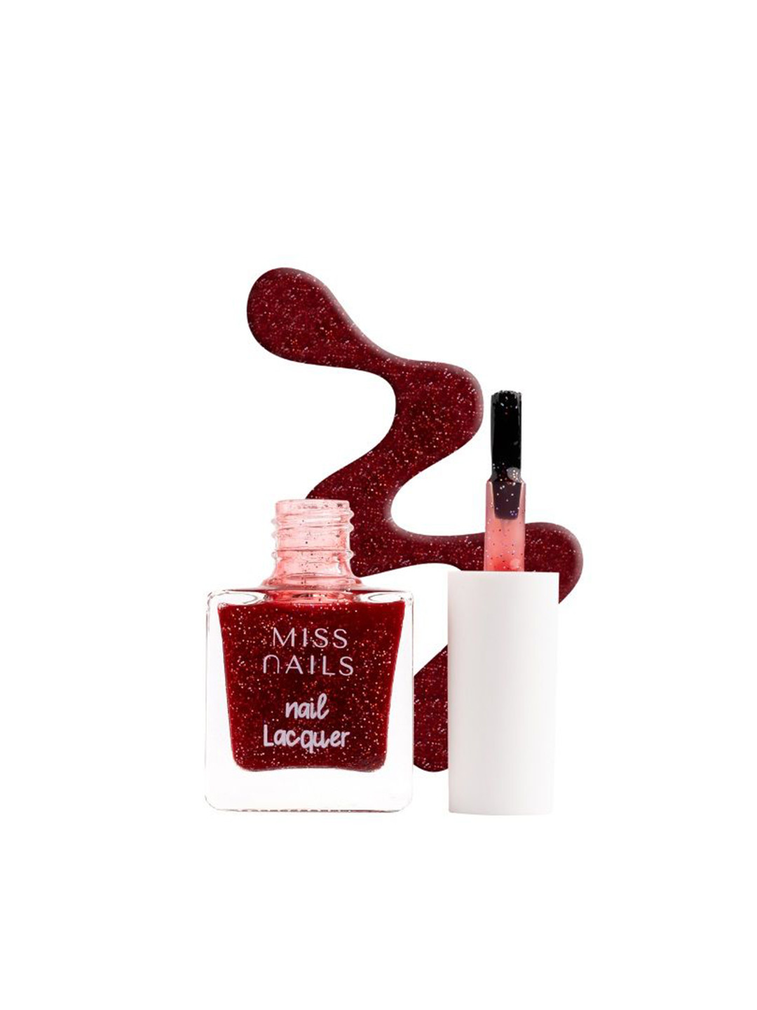 

MISS NAILS Gel Collection Nail Polish - 8ml - Radiant Ruby - NL16, Red