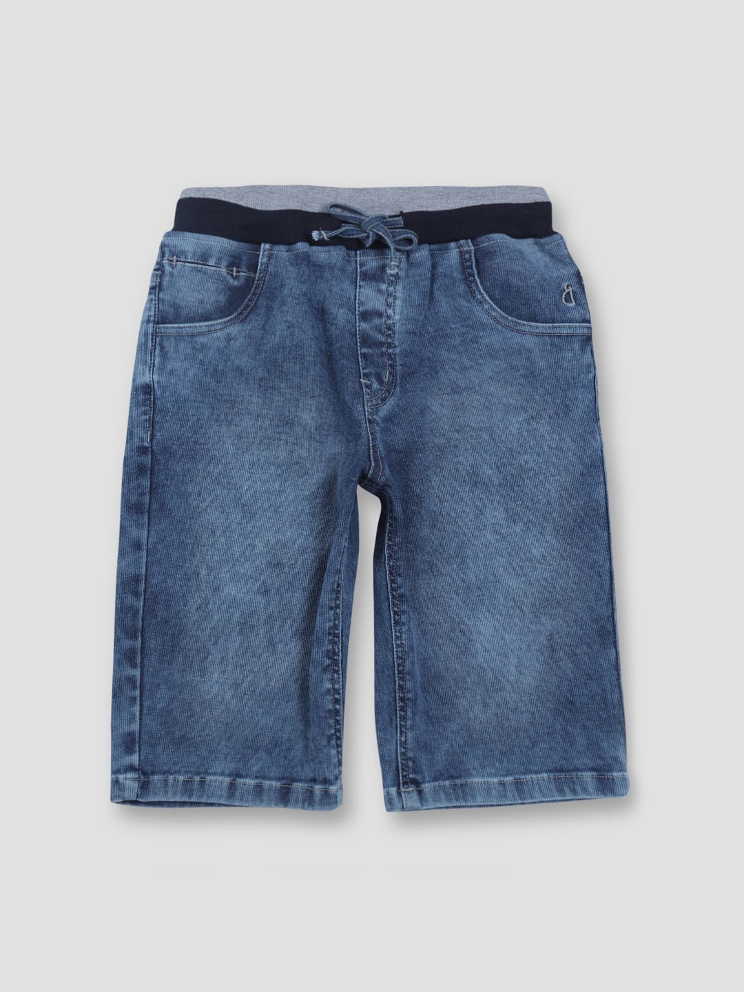 

Gini and Jony Boys Washed Denim Technology Regular Fit Shorts, Blue