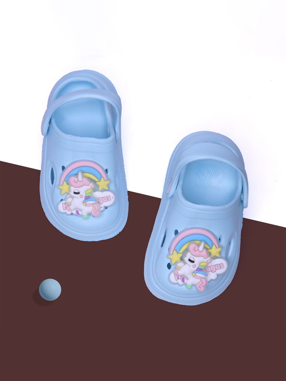 

BAESD Girls Croslite Clogs, Blue