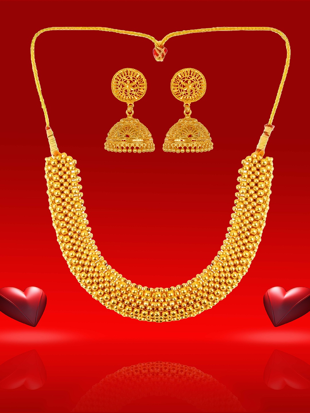 

Heer Collection Gold-Plated Jewellery Set