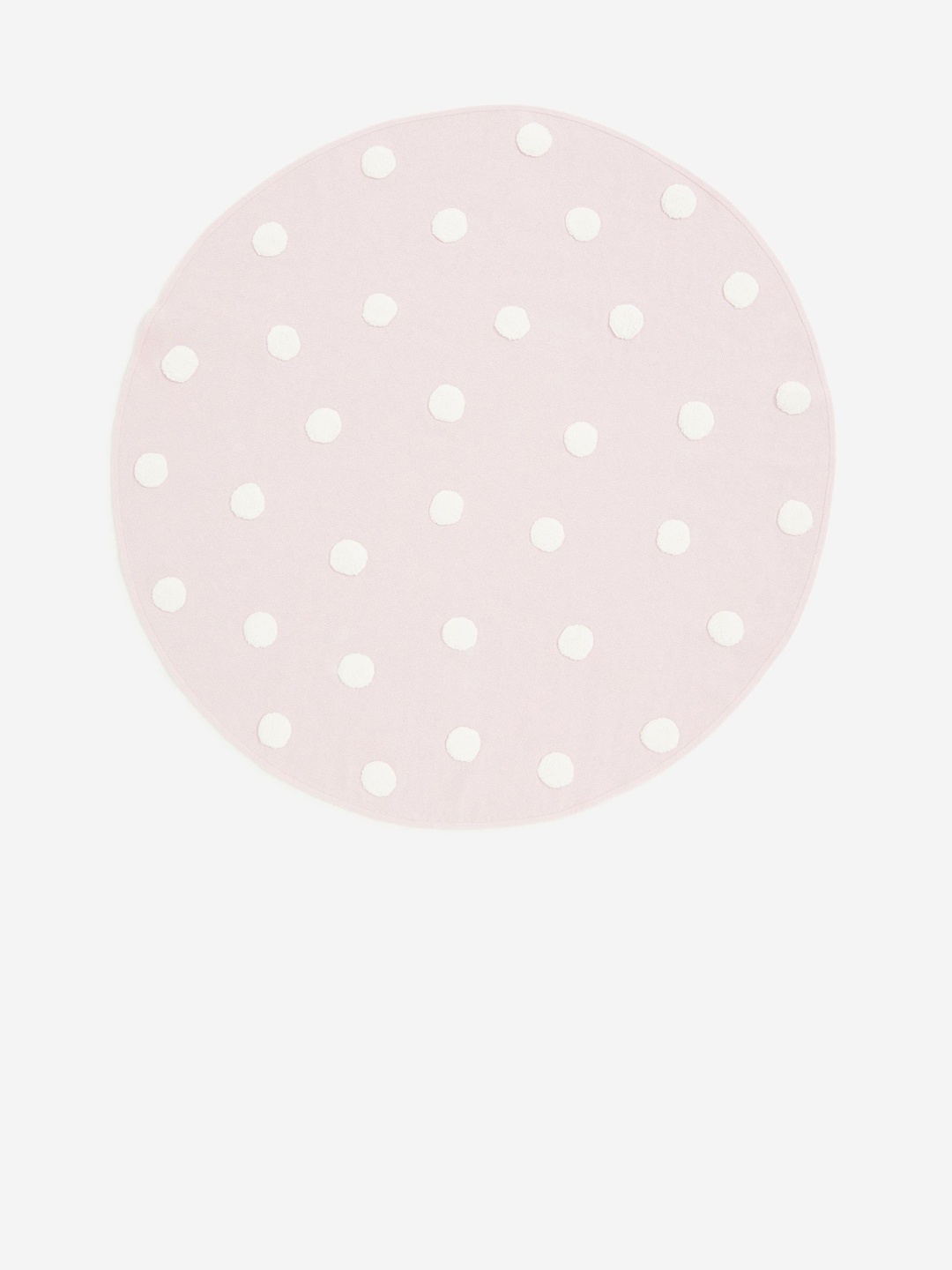 

H&M Pink Tufted Spot Cotton Rug