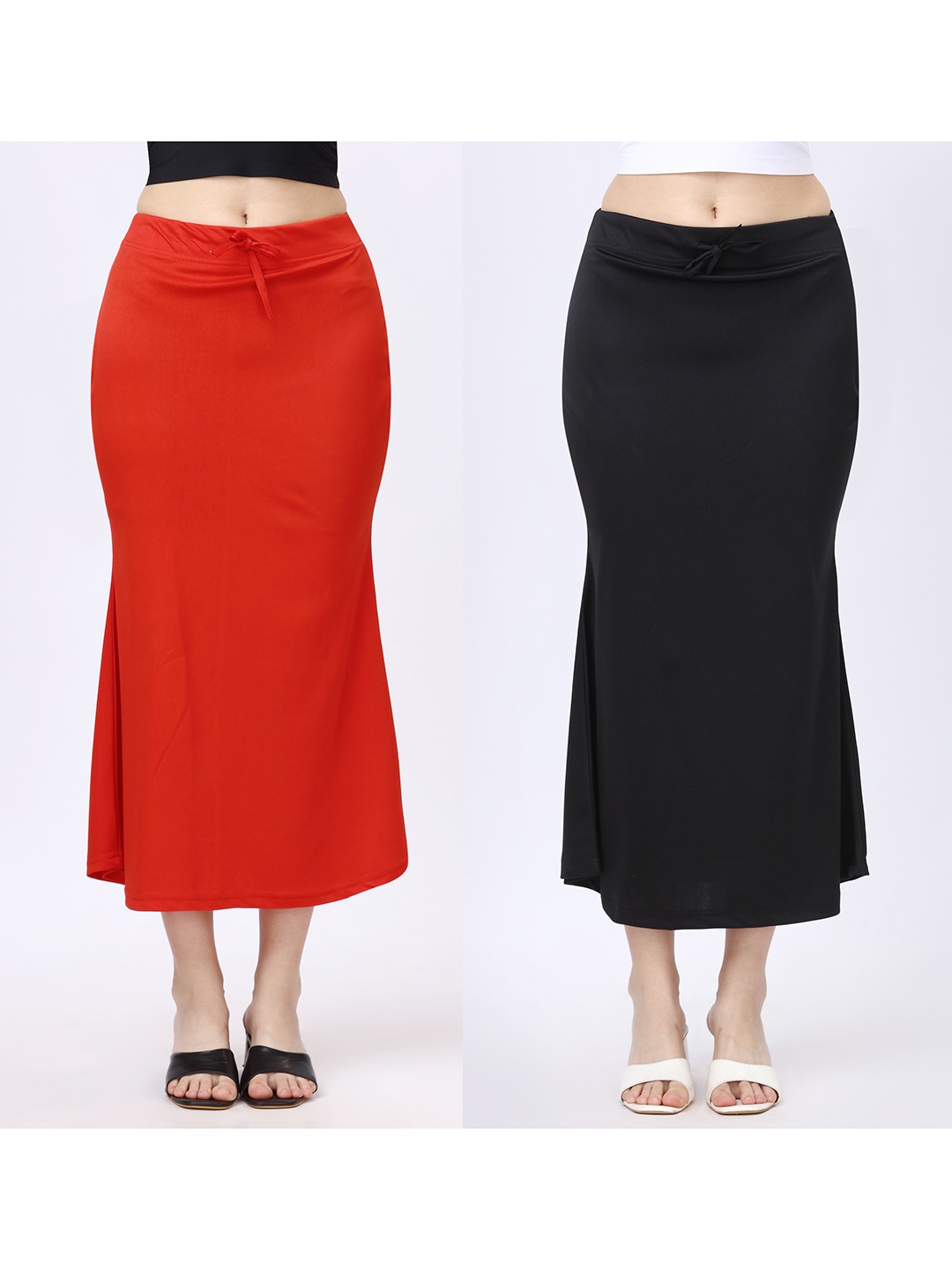 

SATPURUSH 2Pcs Tummy & Thigh Shapewear, Red