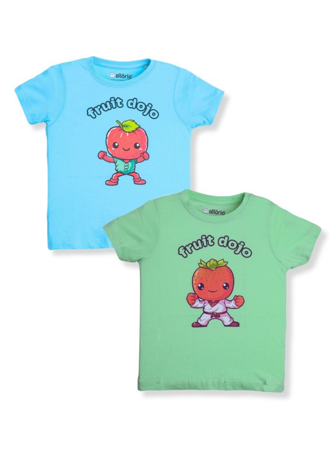 

allorio kids Girls 2 Printed Applique Slim Fit T-shirt, Multi