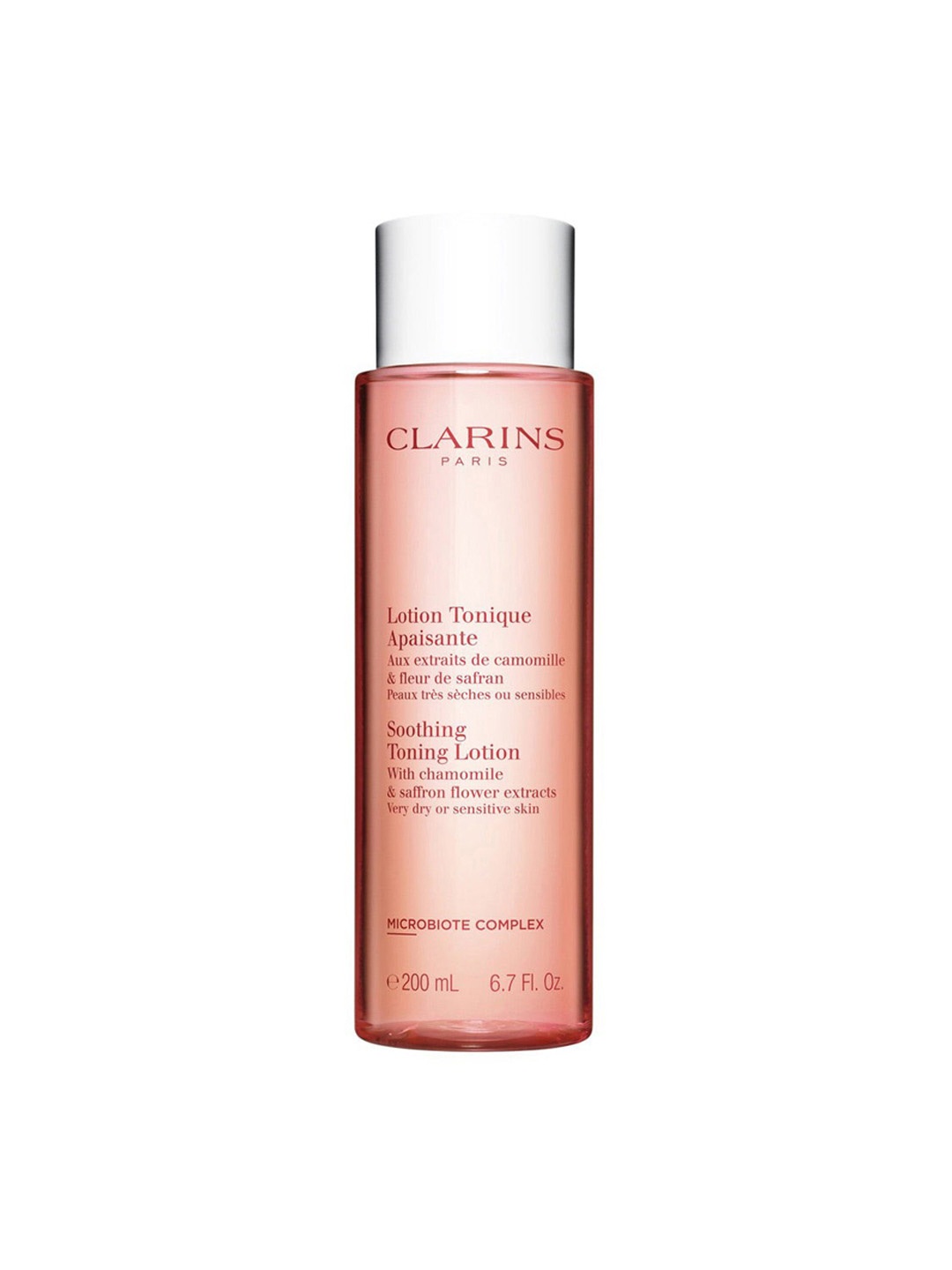 

CLARINS Soothing Toning Lotion with Chamomile & Saffron Extracts - 200 ml, Red