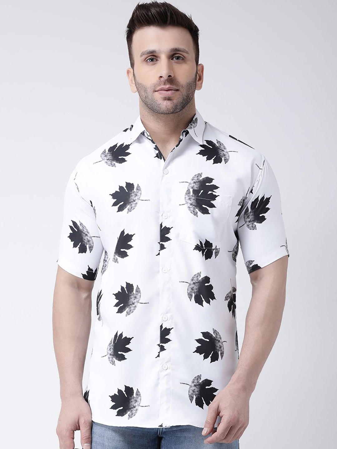 

KLOSET BY RIAG Men Classic Floral Opaque Printed Casual Shirt, Multi