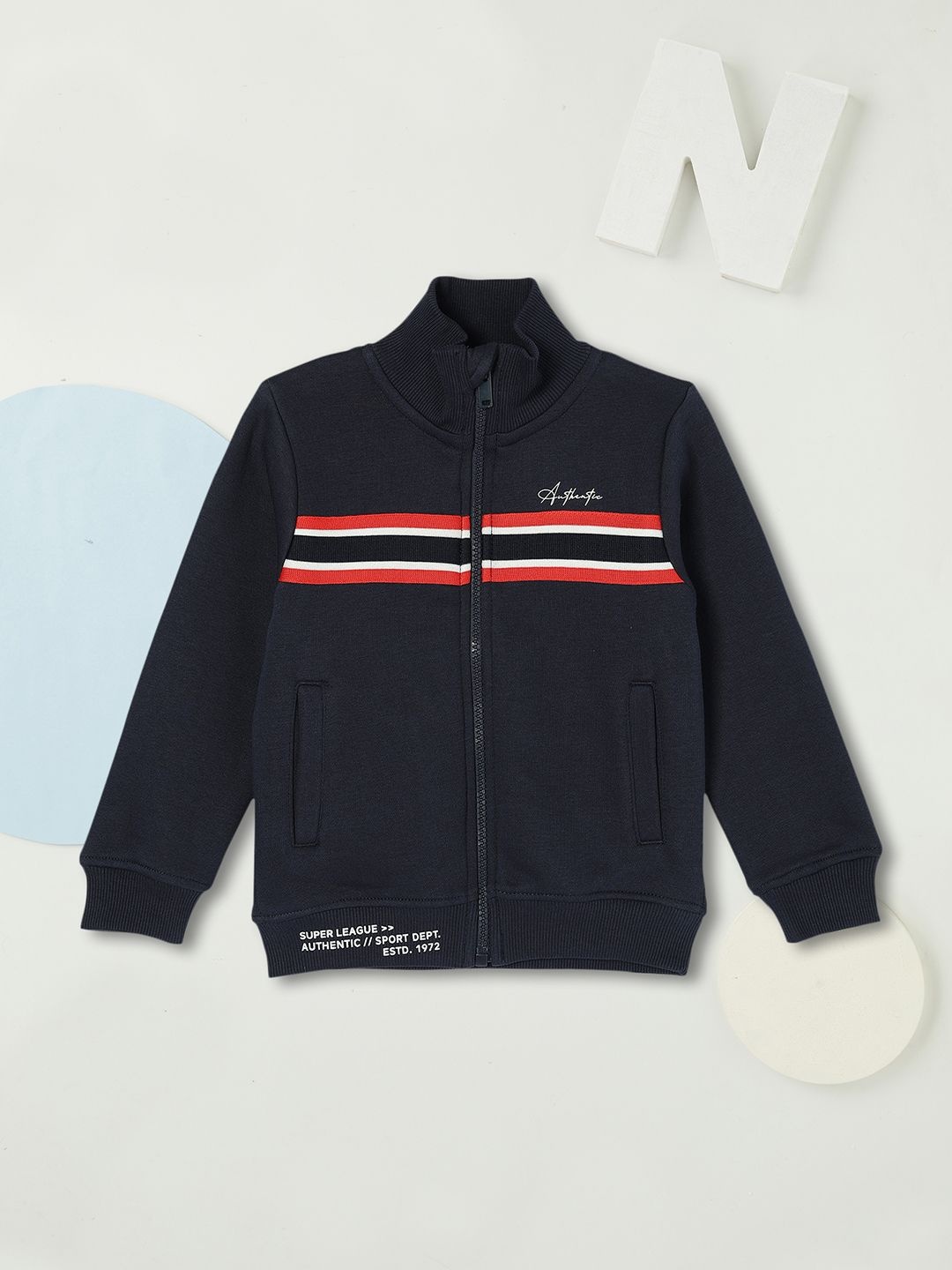 

max Boys Sweatshirt, Navy blue