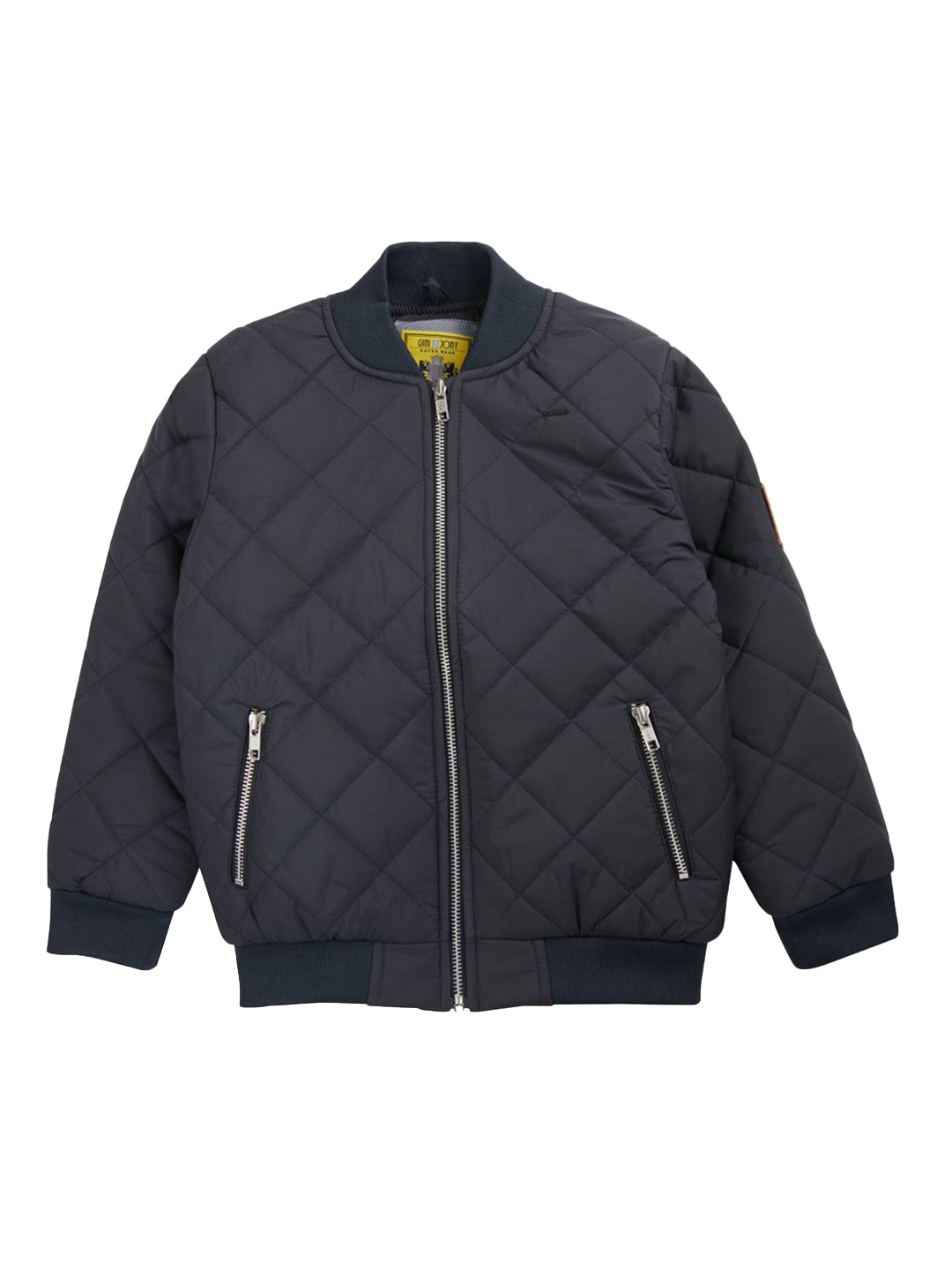 

Gini and Jony Boys Mock Collar Puffer Jacket, Navy blue