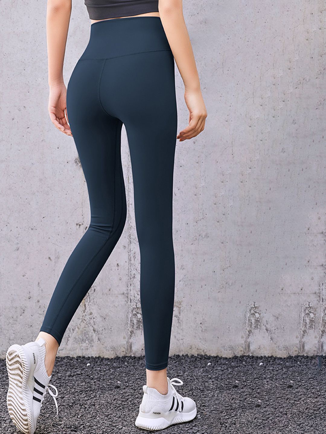 

StyleCast Women Solid Ankle-Length Tights, Navy blue