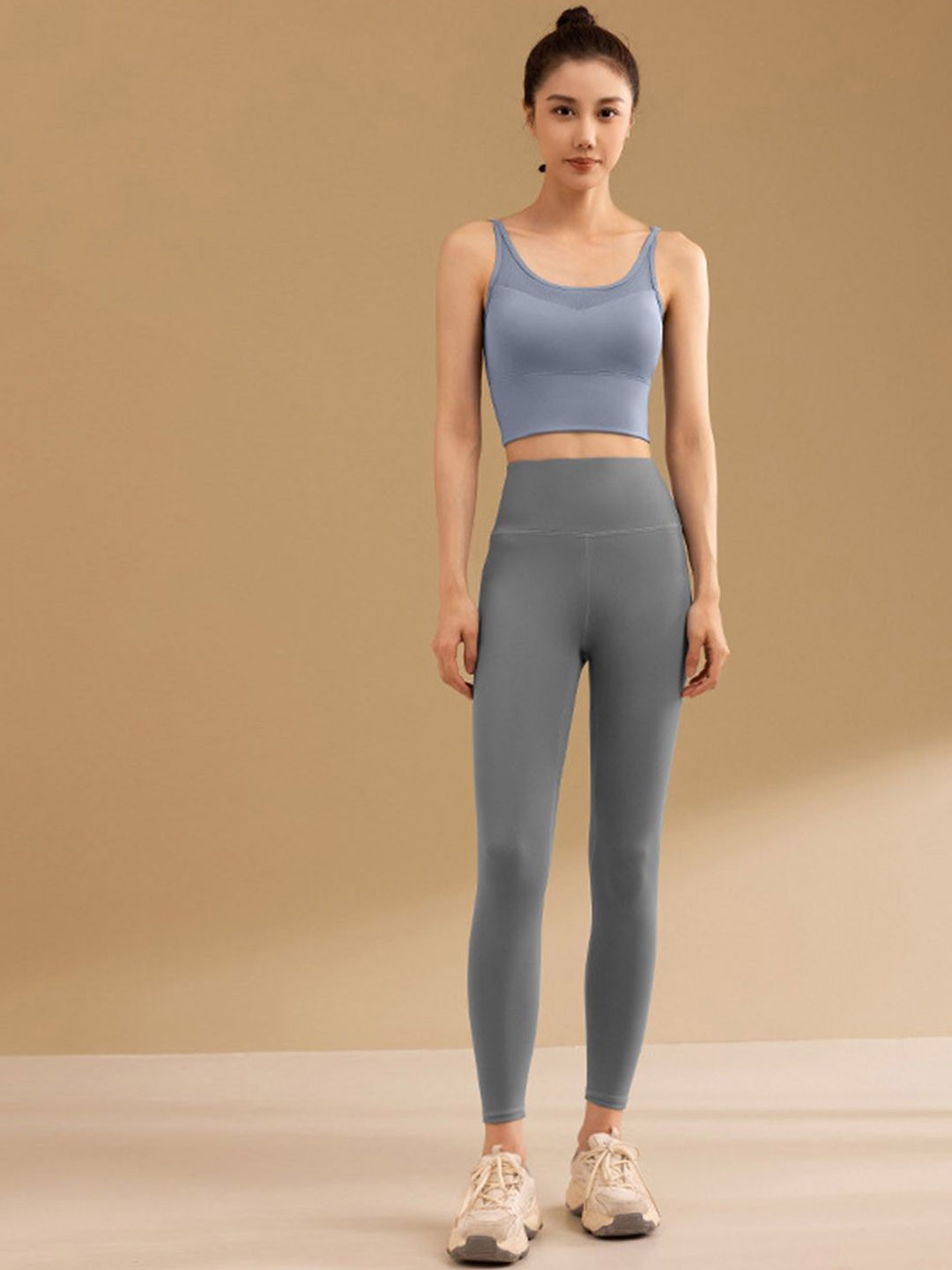 

StyleCast Women Yoga Crop Top & Tights Tracksuit, Blue