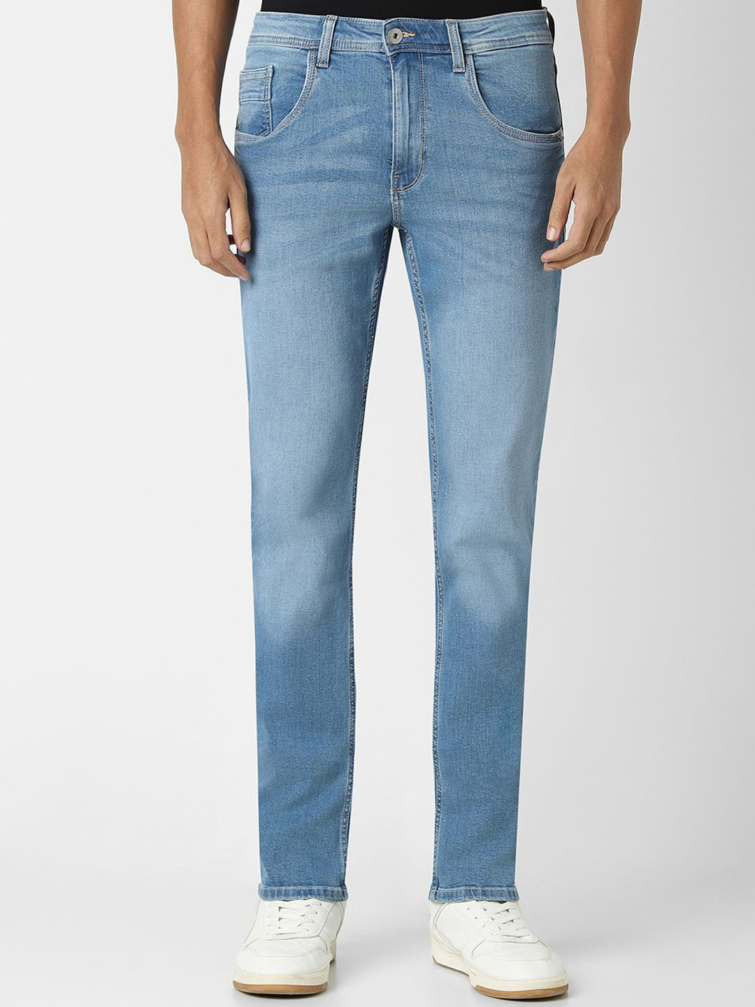 

VAN HEUSEN DENIM LABS Men Slim Fit Light Fade Jeans, Blue