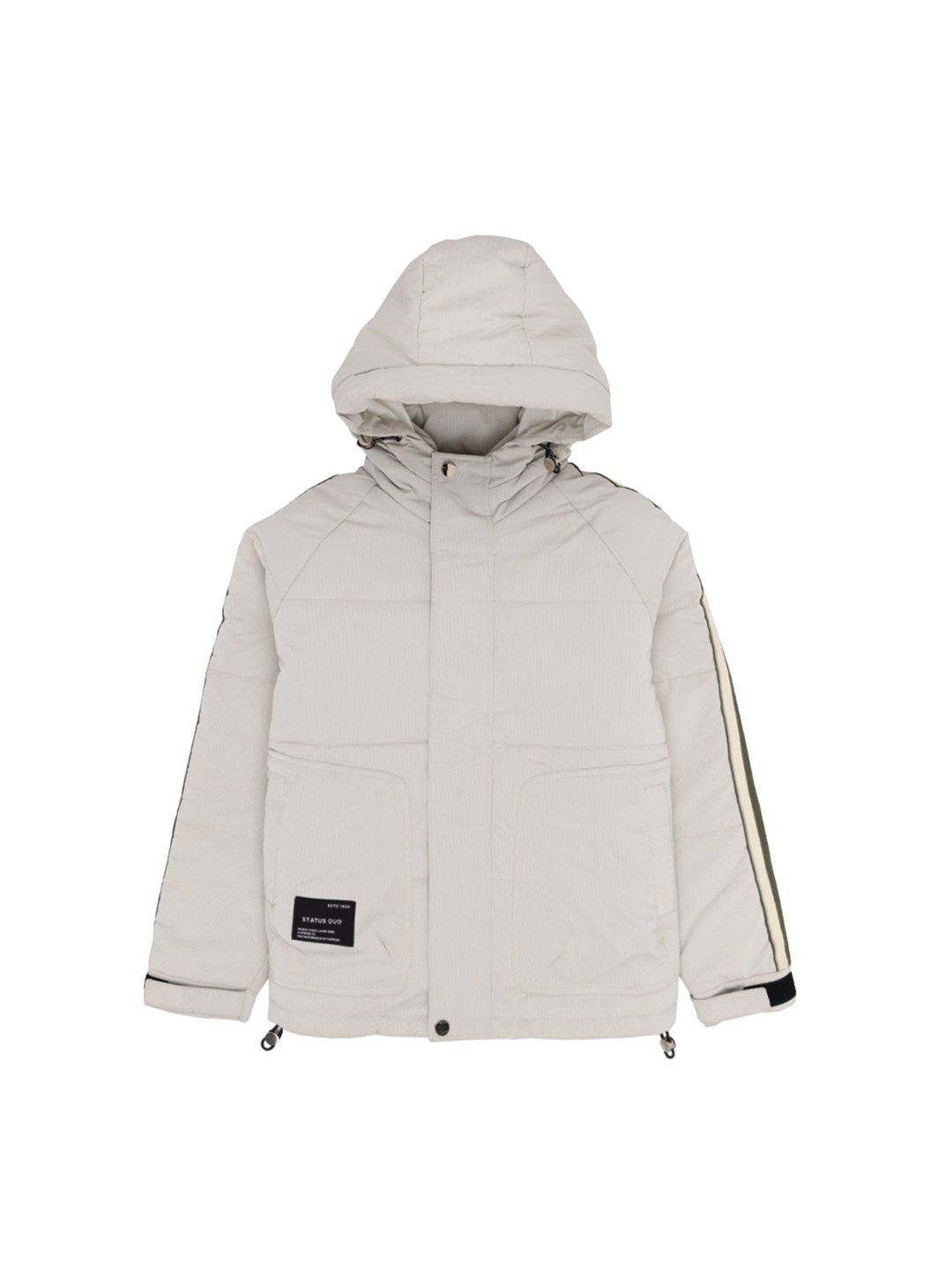 

Status Quo Boys Padded Hooded Jacket, Beige