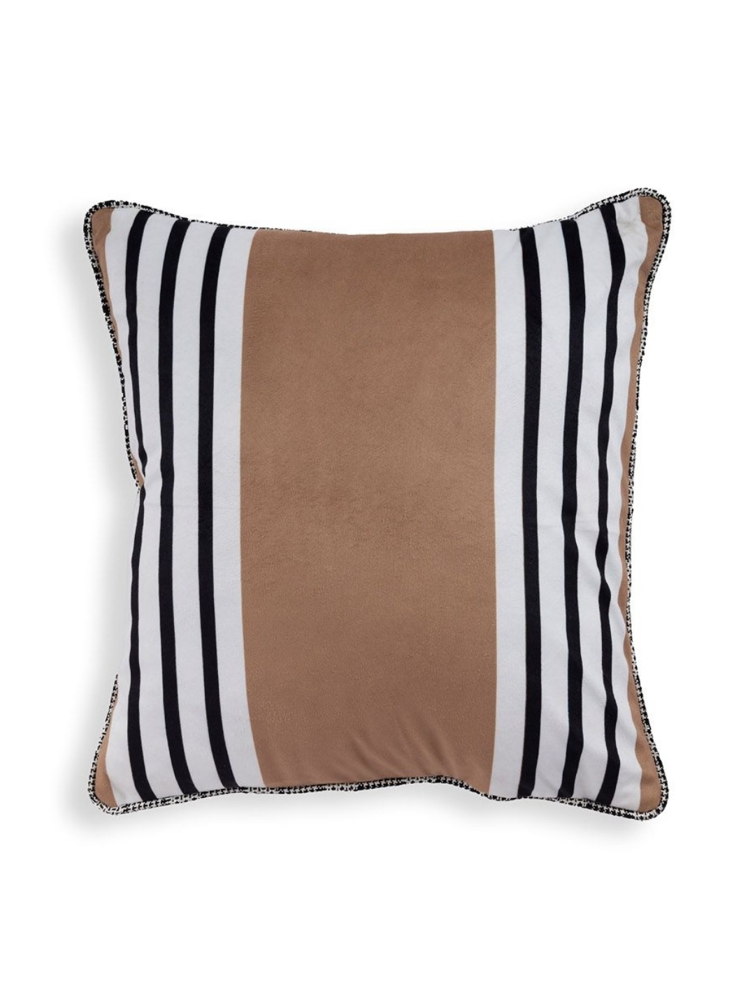 

ONSETHOMES classic Brown & White Striped Square Cushion Covers