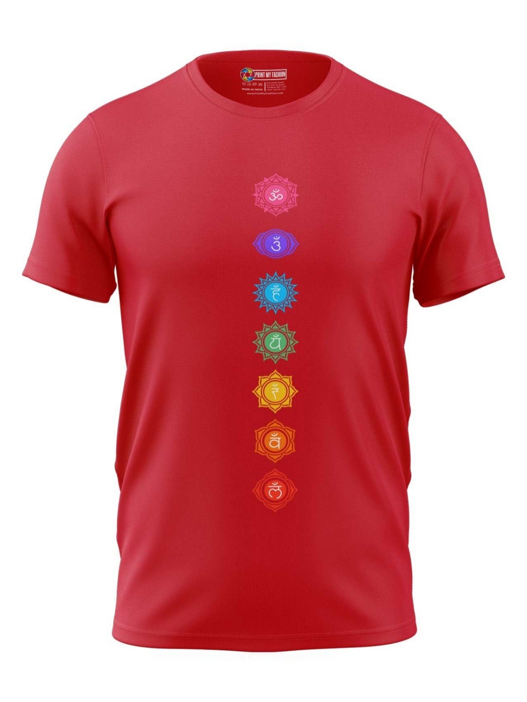 

Print My Fashion Boys Graphic Printed Round Neck Cotton T-shirt, Red