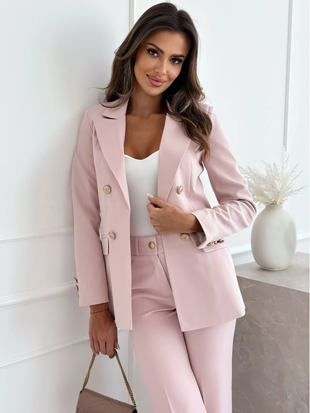 

StyleCast x Revolte Women Tailored Jacket, Pink