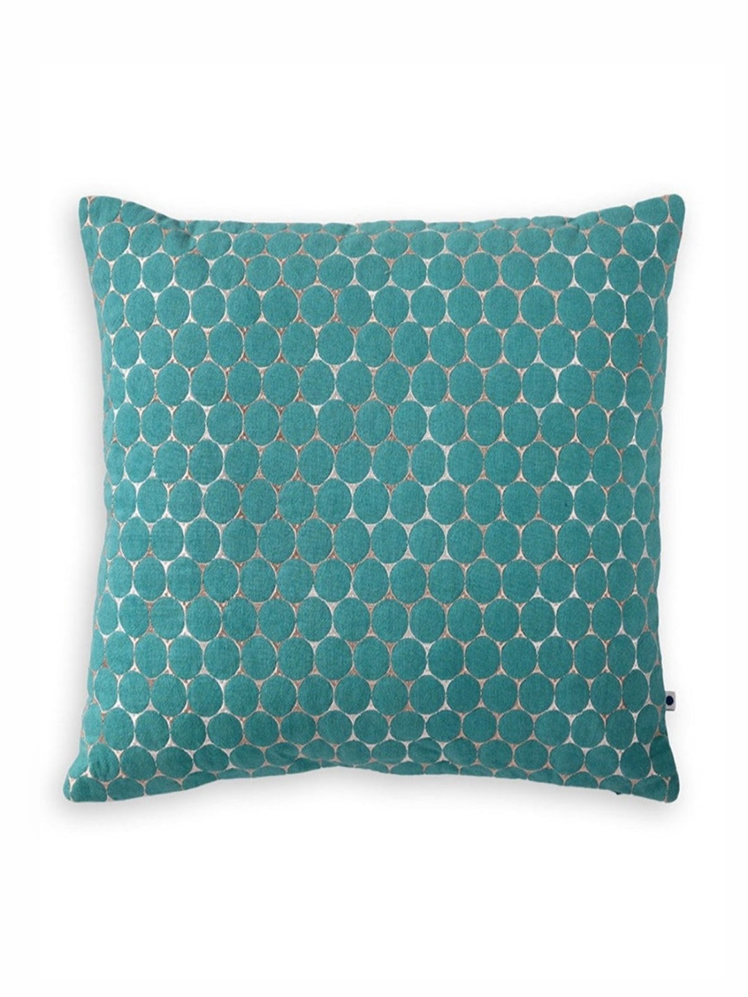 

ONSETHOMES Green Self Design Pure Cotton Square Cushion Covers