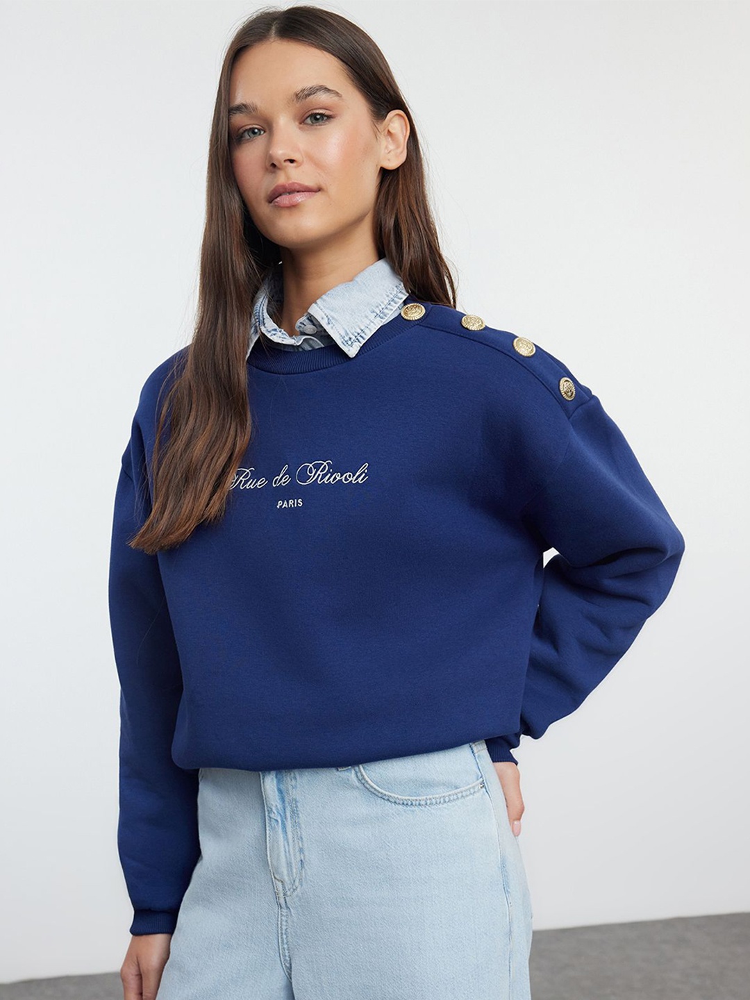

Trendyol Women Sweatshirt, Na