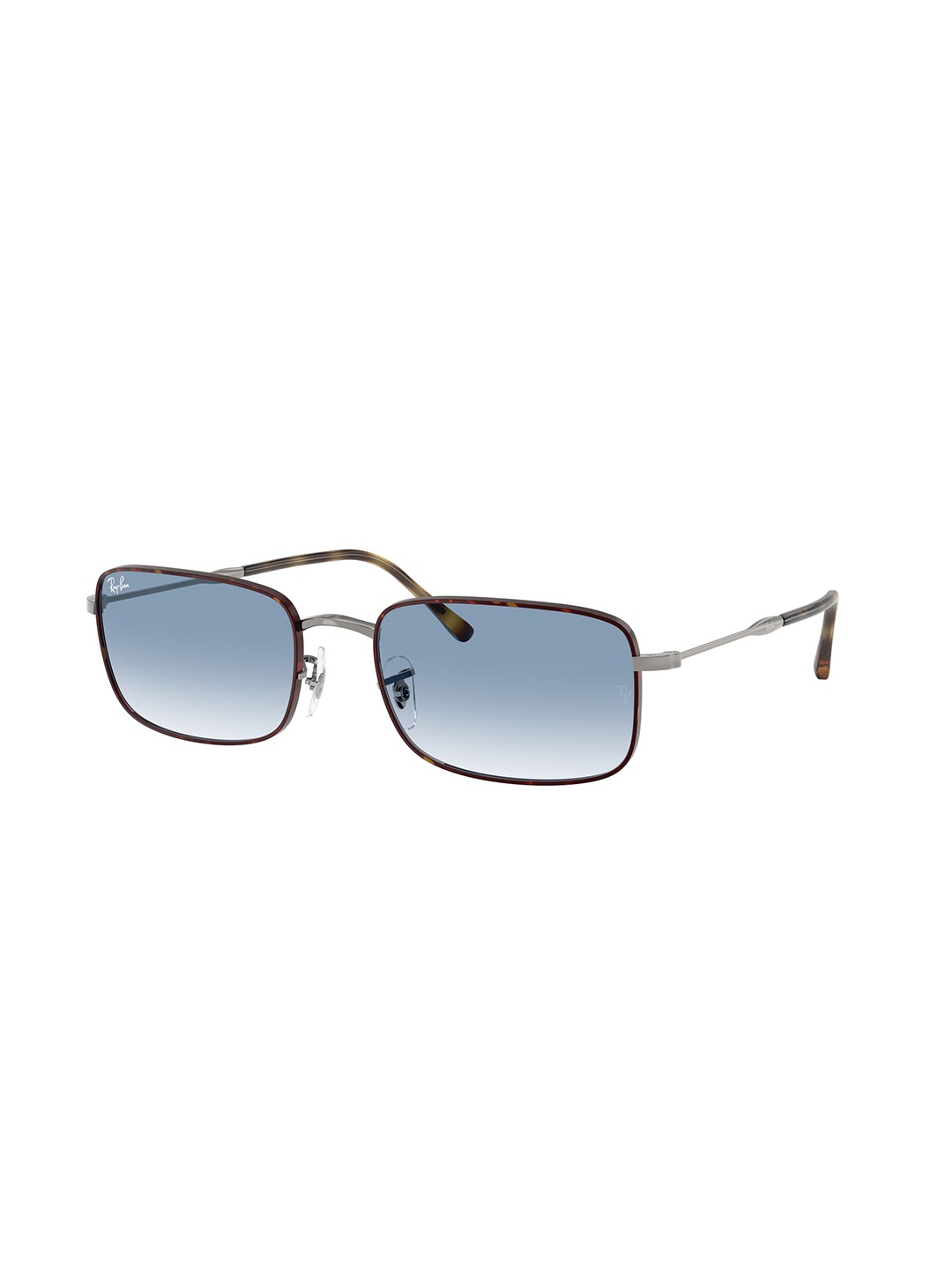 

Ray-Ban Unisex Square Sunglasses with UV Protected Lens, Blue