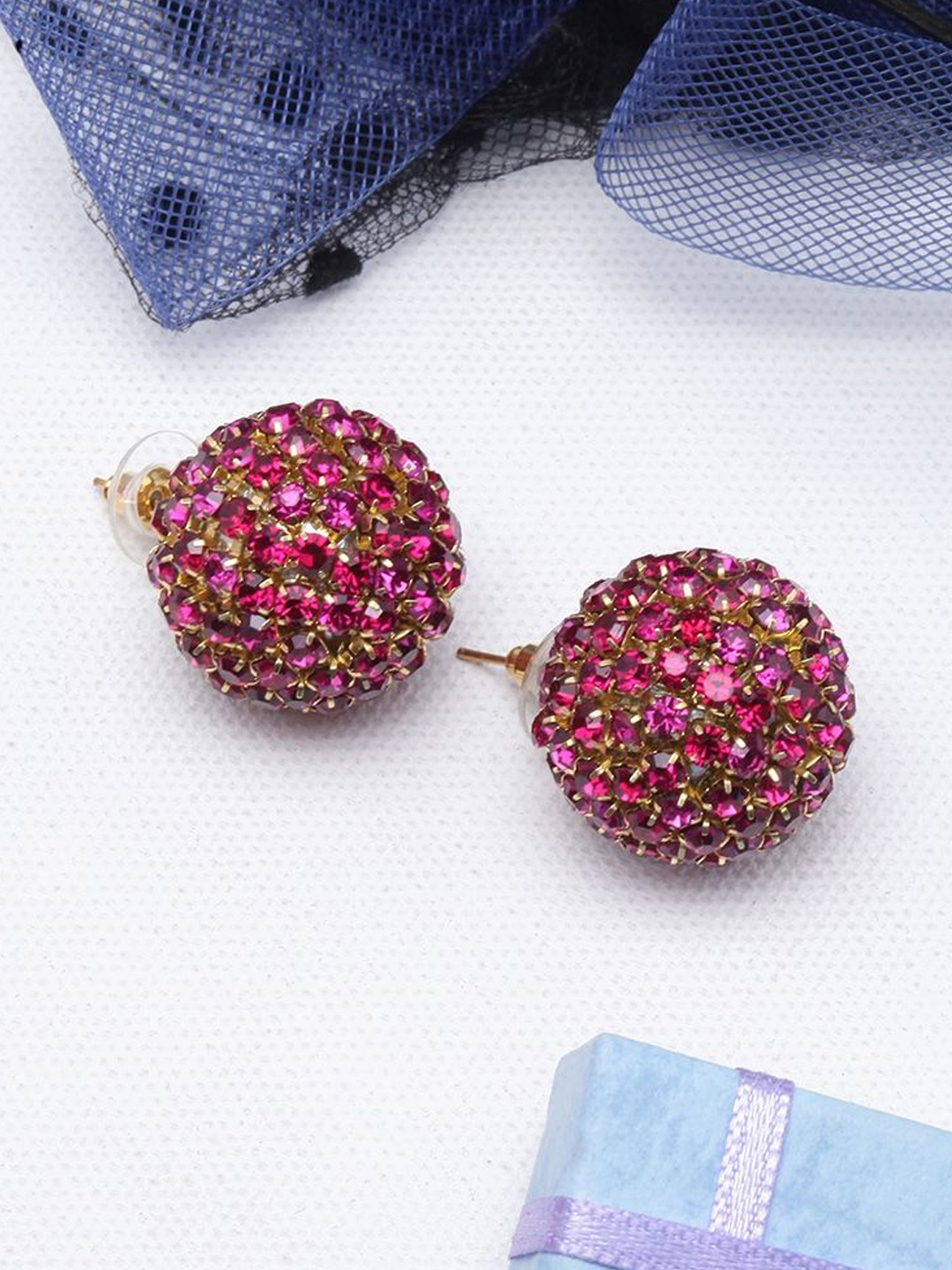 

KPOP Gold-Plated Contemporary Rhinestone Studs